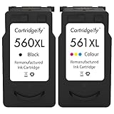 Cartridgeify 560XL 561XL Druckerpatronen Kompatibel mit Canon PG-560 CL-561 XL Patronen Multipack, für PIXMA TS5350 TS7450 TS7451 TS5351 TS5352 TS5353