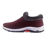 Eaylis Damen Freizeit Atmungsaktive Mesh Sneakers Outdoor Fitness Plus Samt Laufsportschuhe, Sneaker Atmungsaktiv Turnschuhe Leicht Laufschuhe Straßenlaufschuhe Sportschuhe F