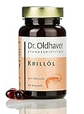 Dr. Oldhaver Krillöl (60 Kapseln) | Omega-3 aus Krill Öl hochdosiert | Glutenfrei, Lactosefrei, Farbstofffrei - Sp