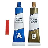 100 g industrielle hitzebeständige Kaltschweiß-Metallreparaturpaste Starke Metallkratzer-Reparatur A B Kleber Doppelrohr-Gusskleb
