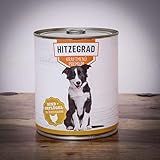 Hitzegrad® Kraftmenü, 400g Sparpaket 6 Dosen - Nassfutter für Hunde mit hohem F