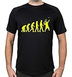 buXsbaum® Sport Performance T-Shirt The Evolution of Tennis | L, Schw