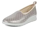 Aerosoft Damen Slipper Stretch 07, mit rundum Stretch und herausnehmbarer Innensohle, in 3 Farben (beige, Numeric_41)