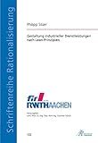 Gestaltung industrieller Dienstleistungen nach Lean-Prinzipien (Schriftenreihe Rationalisierung)