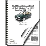 VW Golf 3 Cabrio 1E/1V (93-98) Eigendiagnose Fahrwerk Bremsen Reparaturanleitung