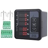 Multiparameter-Messgeräte - Digitales Multifunktionsmessgerät GV59 Strom- und Spannungsanzeige DC 165-265 V Überwachung