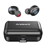 Bluetooth Kopfhörer In Ear, 60H Spielzeit, IPX5 Wasserdicht Kopfhörer Kabellose mit Mikrofon, Wireless Ohrhörer Sport Bluetooth 5.0, HD Stereo, CVC6.0 Geräuschunterdrückung, 2000mAh Ladek