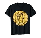 Römische Kaiser Nero Gold Coin T-Shirt Numismatik Rom T