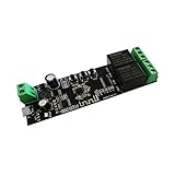 2 Kanal WiFi Momentary Inching Relais Selbsthemmendes Schaltermodul Smart Life/Tuya-APP Fernsteuerung WLAN-Relaismodul für Garagentor, DC 7-32V WiFi Relay Switch Kompatibel mit Alexa Goolge H