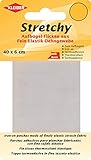 Kleiber + Co.GmbH Stretchy Aufbügel-Flicken, 100% Polyester, weiß, 40 x 6 x 0,05