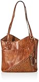 Rieker Damen H1025-22 Schultertasche Braun (Nuss-Antik/Chestnut), 28x9x31 cm (B x H x T)