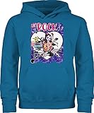 Enchantimals Mädchen - Let's Rock - Sage Skunk & Caper - 116 (5/6 Jahre) - Himmelblau - Geschenk - JH001K JH001J Just Hoods Kids Hoodie - Hoodie Kinder Pullover für Mädchen und Jung