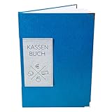 Logbuch-Verlag Kassenbuch ordnungsgemäßes Finanzbuch DIN A4 blau - Hardcover Buch Übersicht über Geld Finanzen Buchhaltung Verein F