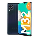 Samsung Galaxy M32 Vertragsfreies Smartphone, 6,4 Zoll (16,3 cm), Android-Mobiltelefon, 6 GB RAM, 128 GB Speicher, Schwarz (UK Version)