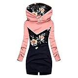 Bluse Damen sexy Oversize Tshirt Damen Hemd Frauen elegant Longbluse weiß floryday Damen Schulterfreies Oberteil Sweatshirt Vintage Blusenjacke Damen langärmliges Shirt D