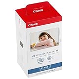 Canon Fotopapier für Canon Selphy CP 740, 108 Blatt A6 Photo, Color Ink Paper Set, 100x148 mm, CP740