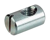 HEXATON Quermutterbolzen Kreuzdübel Zylindermuttern M6 x 10 x 13 mm 50 Stück