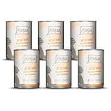 MjAMjAM - Premium Nassfutter für Katzen - saftiges Huhn an leckeren Möhrchen, 6er Pack (6 x 400 g), getreidefrei mit extra viel F