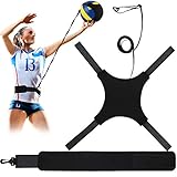 Volleyball Training Geräte Hilfe, Fußball Solo Training Trainer zum Servieren, Arm Schwingen, Setzen und Spiken, Solo Aufschlag und Spike Trainer für Anfänger und Volleyballsp