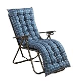 WERLINKE Sun Lounger Kissen Anti-rutsch Sonnenliege Mit Seil Binden Für Reisen Urlaub Indoor Outdoor Garten Patio Komfortabel Sitzkissen Schaukel Kein Stuhl,A,160x53