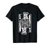 Skelett König Poker Karte Spiel Totenkopf King - Geschenk T-S