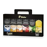 Tchibo Cafissimo Probierbox Summer Collection verschiedene Sorten Caffè Crema, Espresso und Kaffee, 60 Stück (6x10 Kaffeekapseln), nachhaltig & fair g