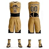 VOLLENC Basketball-Trikot Benutzerdefinierte Männer/Frauen/Jugend-Basketball-Trikots Basketball-Team-Uniform-Set gedruckte benutzerdefinierte N