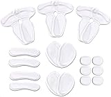 SIISMI 20 Stück High Heel Pads, Heel Grips Liner Inserts, Anti Slip Schuhkissen, Heel Snugs für Frauen, Ball of Foot Einleg