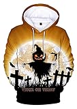 Hallowmas 3D bedruckte Hoodies Dressing Festival Hoodie Pullover Geist Kürbis Kopf Jack Laterne Happy Hallowmas Langarm Pullover Sweatshirts, Hallowmas 18, L