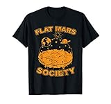 Flat Mars Society Shirt Globus Planet Flache Erde Theorie T-S