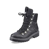 Rieker Damen Winterstiefel Z5500, Frauen Stiefel,wasserdicht,riekerTEX,Winterschuhe,uebergangsschuhe,warm,Lady,schwarz (00),38 EU / 5 U