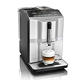 Siemens EQ.300 Kaffeevollautomat TI353501DE, kompakte Größe, einfache Bedienung, 1.300 Watt, silb