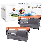 Tinnee TN2220 Tonerkartusche (2x Schwarz), Ersatz für Brother TN2220 Toner, Kompatibel für HL-2130 MFC-7360N DCP-7055 DCP-7060D HL-2240D HL-2240 HL-2250DN HL-2270DW MFC-7460DN 7860DW FAX-2840 FAX-2940