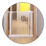 QIANDA Türgitter Treppenschutz Gitter, Extra Hoch Und Breit Sicherheitstür Durchlaufen Türen Treppen, (Color : White, Size : 156-162cm)