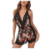 AFFGEQA Damen Dessous-Set Sexy Leopardenmuster Zweiteiliges Seamless Strings Slip Nahtlos Hipster Unterhosen Tangas Set Unterwäsche Bequem Dessous Mehrfarbig