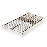 CubeSleep Lattenrost Base NV 28-Leisten 5-Zonen Lattenrahmen | Progressive Federung mit Härteregulierung | Made In Germany | GS Zertifiziert – geprüfte Sicherheit (120 x 220 cm)