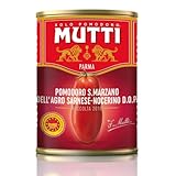 Mutti San Marzano PDO-Tomaten (Pelati San Marzano) aus Italien, 400 ml, 6 Stück