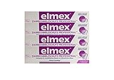 4x ELMEX Zahnschmelzschutz PROFESSIONAL Zahnpasta 75ml PZN 11072327 Z