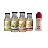 TJURE Katze - All in One 4 x 220 ml + TJURE Smoothie-Roller 50 ml – Den Katzensmoothie gibt es in Geflügel, Rind, Lamm & Pute. Ideal in der Rek