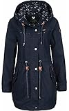 Ragwear Damen Parka Jacke Canny (Navy, XS)