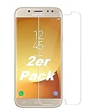 Smartphone-Equipment [2er Pack] Panzerglas für Samsung Galaxy J5 2017 Echt-Hartglas 9H, Displayschutz Panzerfolie Glasfolie Schutzfolie Glas Folie Display S