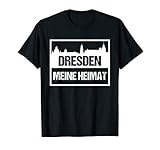 Dresden meine Heimat | Silhouette Stadt Skyline T-S