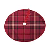 Dicker Teppich Weihnachtsbaum Rock Weihnachtsbaum Frohe Dekoration Ornament Neujahr Wohnkultur Teppich Neujahr Dekoration-Burgund,Vereinigte S