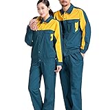 BBGS Fabrikarbeiter Overall Kesselanzug aus Polycotton,Strapazierfähig Gesteppt Mechaniker-Kesselanzug,Warmer Workwear-Boileranzug (Color : Style 2, Size : 170)