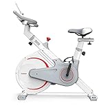 SAFGH Indoor-Magnet-Klapp-Heimtrainer, stationäres, aufrechtes Liegerad mit einstellbarem Widerstand mit Herzfrequenzsensor und LCD-Monitor für Cardio-Workout-Fitness zu Hause/im F