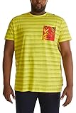 ESPRIT Herren 050EE2K334 T-Shirt, 752/YELLOW 3, 3XL