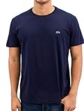 Lacoste Herren T-Shirt TH2038-00 Einfarbig, Blau (NAVY BLUE 166), Gr. 7 (Herstellergröße: XXL)