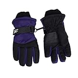 Skihandschuhe Kinder Winddicht Wasserdicht Winter Regenhandschuhe Bewegungsfreiheit Mädchen Junge Ski Snowboard MTB Gleitschutz Snowboardhandschuhe Verdickt Fingerhandschuhe Warm Fleece T