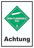 HB-Druck Gefahrgutklasse 2.2 Achtung Schild A1 (594x841mm)