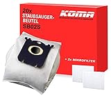 KOMA SB02S - 20x Staubsaugerbeutel für AEG, Electrolux, Philips, Zanussi | Staubsauger Zubehör Kompatibel mit Swirl PH86/PH96